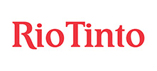 Rio Tinto logo on white background, representing piping solutions.